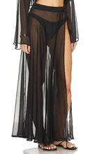 Shani Shemer Alaia Maxi Skirt in Black