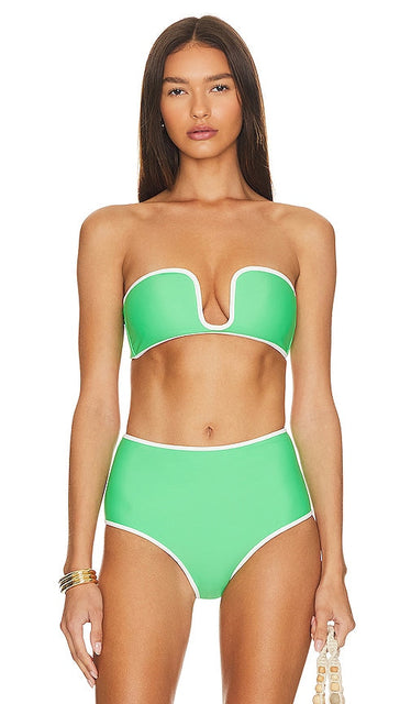 Shani Shemer Aya Bikini Top in Green - Shani Shemer - Aya - Haut de bikini vert - Shani Shemer Aya 绿色比基尼上衣 - Shani Shemer Aya Bikinioberteil in Grün - Shani Shemer Aya 비키니 탑 - Top bikini Shani Shemer Aya in verde