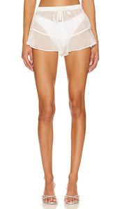 Shani Shemer Shay Short Pants in White - Shani Shemer - Pantalon court Shay en blanc - Shani Shemer Shay 白色短裤 - Shani Shemer Shay kurze Hose in Weiß - Shani Shemer 셰이 숏팬츠 화이트 색상 - Pantaloni corti Shani Shemer Shay in bianco