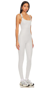 Shoreditch Ski Club Juna Jumpsuit in Light Grey