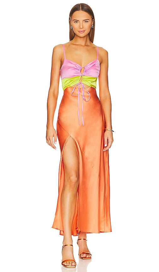 Show Me Your Mumu Calloway Cut Out Dres in Tangerine - Montre-moi ta robe découpée Mumu Calloway en mandarine - 给我看看你的 Mumu Calloway 剪裁橘红色连衣裙 - Zeigen Sie mir Ihr Mumu Calloway Cut-Out-Kleid in Mandarine - Mumu Calloway 컷아웃 탠저린 드레스를 보여주세요 - Mostrami i tuoi vestiti ritagliati di Mumu Calloway in Tangerine