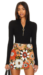 Show Me Your Mumu Charlie Zip Sweater in Black - Montre-moi ton pull zippé Mumu Charlie en noir - 给我看看你的 Mumu Charlie 黑色拉链毛衣 - Zeig mir deinen Mumu Charlie Zip-Pullover in Schwarz - Show Me Your Mumu Charlie 지퍼 스웨터블랙 색상 - Mostrami il tuo maglione con zip Mumu Charlie in nero