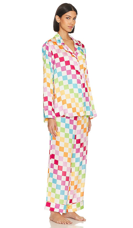 Show Me Your Mumu Classic Pj Set in Red,White
