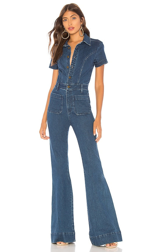 Show Me Your Mumu Everhart Jumpsuit in Blue - Montre-moi ta combinaison Mumu Everhart en bleu - 给我看看你的 Mumu Everhart 蓝色连衣裤 - Zeig mir deinen Mumu Everhart Overall in Blau - Mumu Everhart 블루 점프수트 보여주세요 - Mostrami la tua tuta Mumu Everhart in blu
