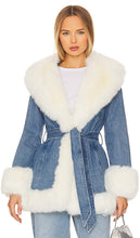 Show Me Your Mumu Hudson Coat in Blue