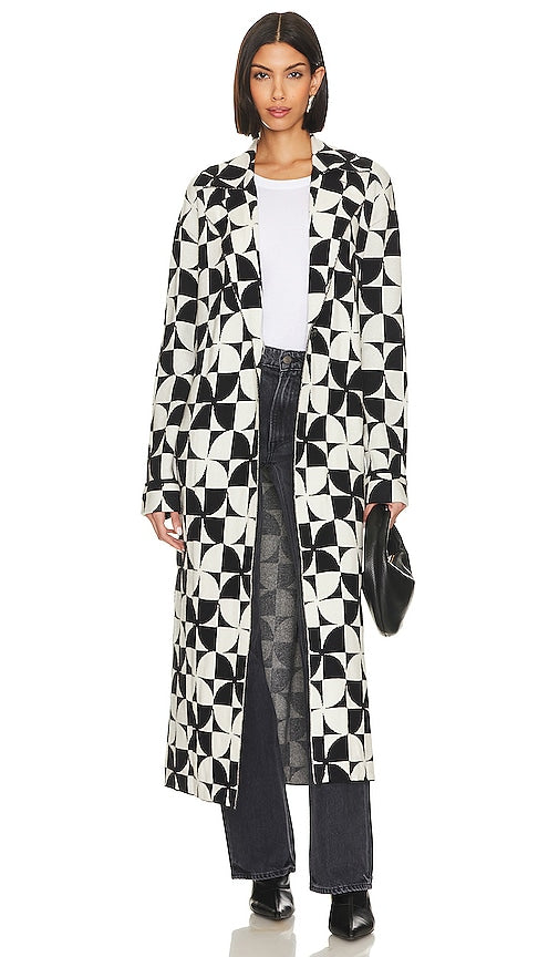 Show Me Your Mumu Jane Sweater Jacket in Black,White - Montrez-moi votre veste pull Mumu Jane en noir, blanc - 给我看看你的 Mumu Jane 黑色、白色毛衣夹克 - Zeigen Sie mir Ihre Mumu Jane Pulloverjacke in Schwarz, Weiß - Show Me Your Mumu Jane 스웨터 재킷 블랙, 화이트 색상 - Mostrami la tua giacca maglione Mumu Jane in nero, bianco