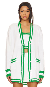 Show Me Your Mumu Lambert Cardigan in White - Montre-moi ton cardigan Mumu Lambert en blanc - 给我看看你的 Mumu Lambert 白色开衫 - Zeig mir deinen Mumu Lambert Cardigan in Weiß - Show Me Your Mumu Lambert 가디건 화이트 색상 - Mostrami il tuo cardigan Mumu Lambert in bianco