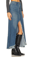 Show Me Your Mumu Reba Maxi Skirt in Blue