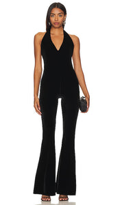 Show Me Your Mumu Studio Halter Jumpsuit in Black - Montrez-moi votre combinaison dos nu Mumu Studio en noir - 给我看看你的 Mumu Studio 黑色挂脖连身裤 - Zeigen Sie mir Ihren Mumu Studio Neckholder-Overall in Schwarz - Show Me Your Mumu Studio 홀터 점프수트블랙 색상 - Mostrami la tua tuta Mumu Studio Halter in nero