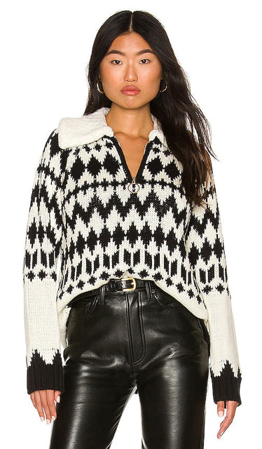 Show Me Your Mumu Sun Valley Pullover in White - Montre-moi ton pull Mumu Sun Valley en blanc - 给我看看你的 Mumu Sun Valley 白色套头衫 - Zeig mir deinen Mumu Sun Valley Pullover in Weiß - Show Me Your Mumu Sun Valley 풀오버 화이트 색상 - Mostrami il tuo maglione Mumu Sun Valley in bianco
