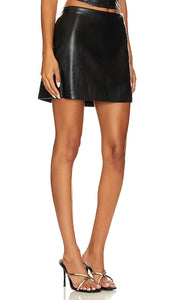 Show Me Your Mumu Tyra Mini Skirt in Black