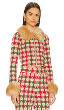 Show Me Your Mumu Zermatt Faux Fur Zip Up in Brown