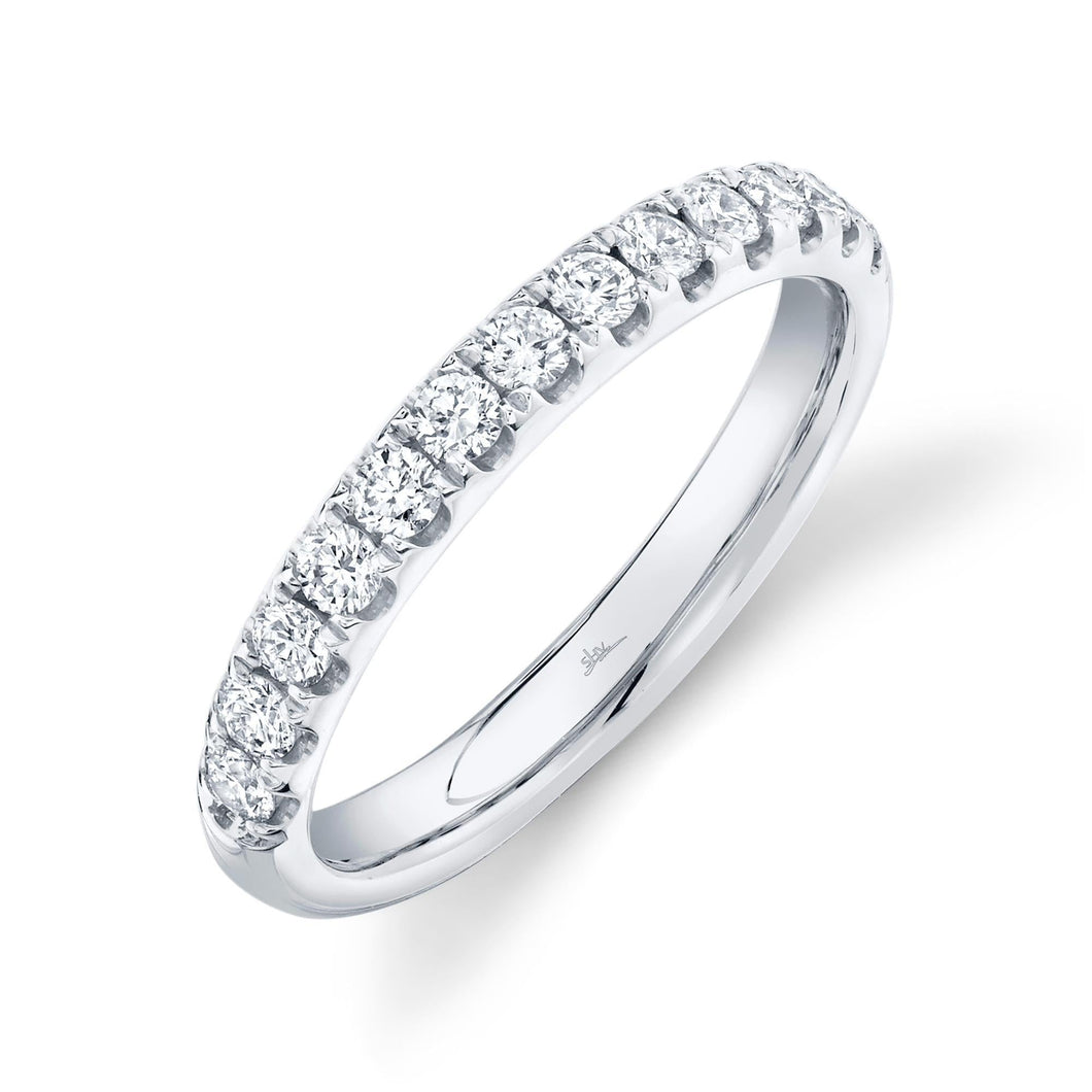 Shy Creation White Gold Diamond Band 1/2ctw