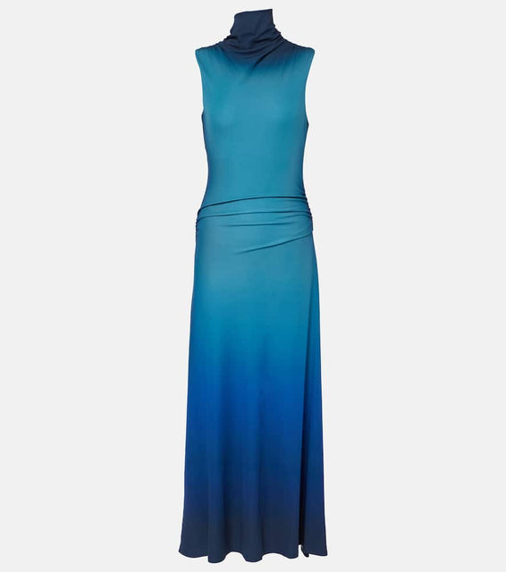 Simkhai Aldina ombr√É¬© jersey midi dress