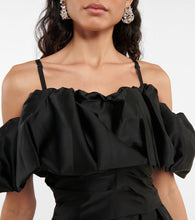 Simkhai Astoria off-shoulder satin minidress