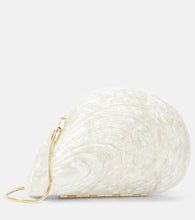 Simkhai Bridal Bridget Pearl shell clutch