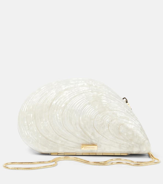Simkhai Bridal Bridget Pearl shell clutch. Shop Simkhai Clutches for women now.
