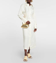 Simkhai Bridget metal shell clutch