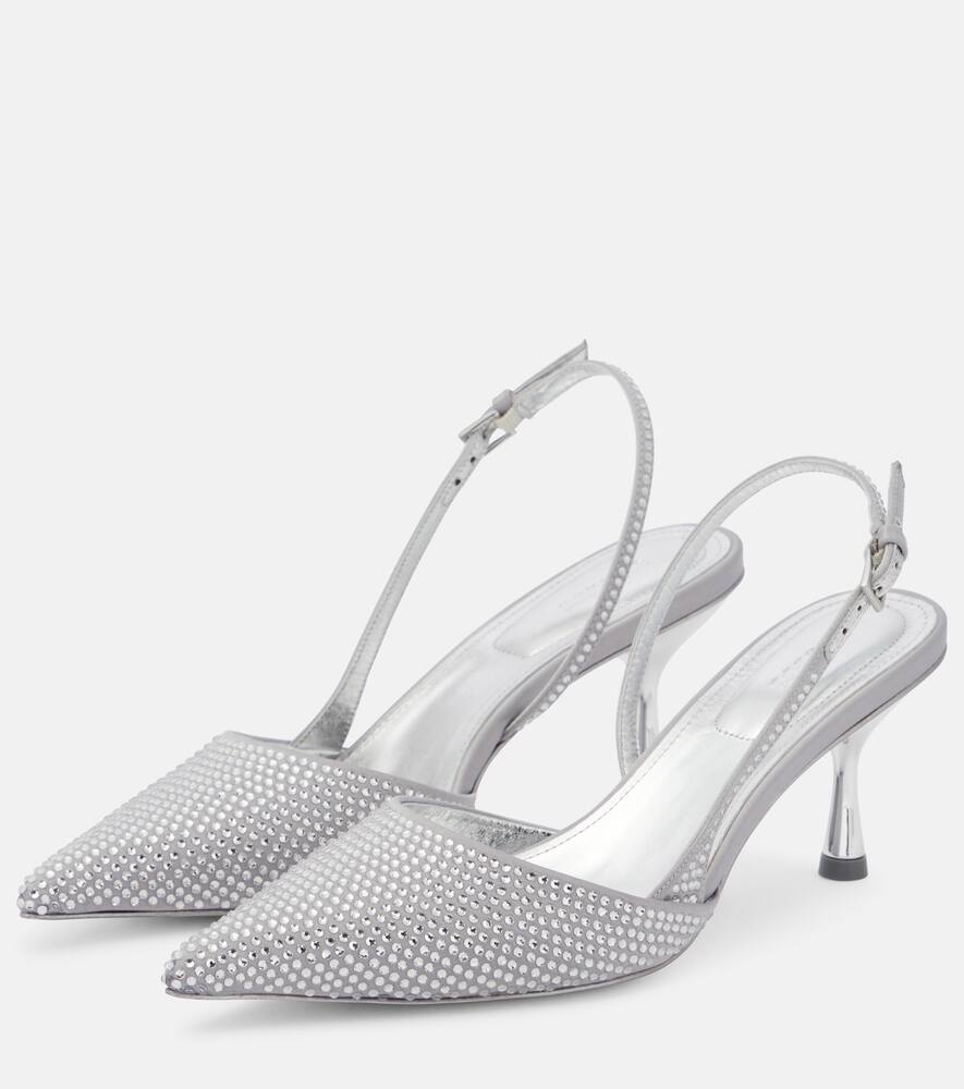 Simkhai Dylan embellished slingback pumps