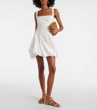 Simkhai Juni cotton-blend poplin minidress