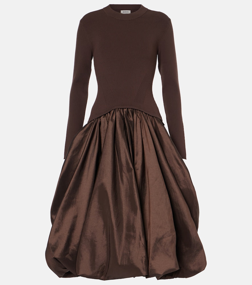 Simkhai Kenlie gathered midi dress. Simkhai Kenlie 缩褶中长连衣裙