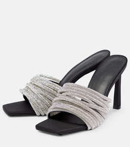 Simkhai Lena crystal-embellished high sandals