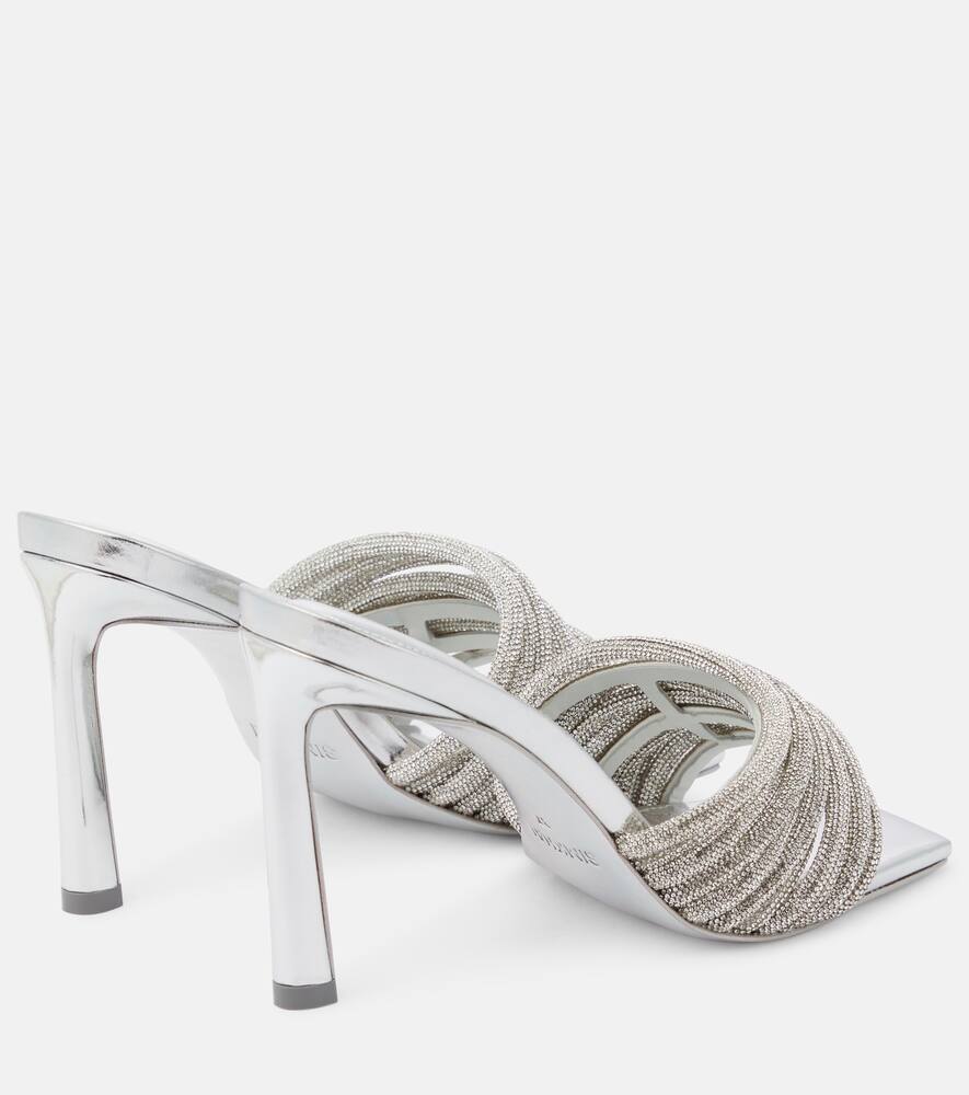 Simkhai Lena crystal-embellished mules