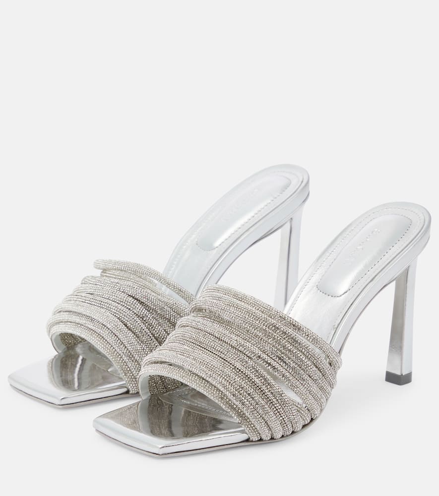 Simkhai Lena crystal-embellished mules
