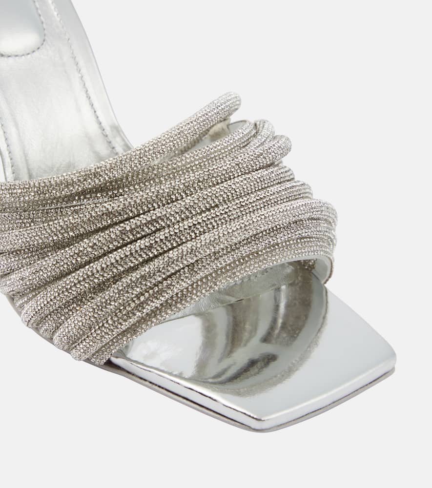 Simkhai Lena crystal-embellished mules