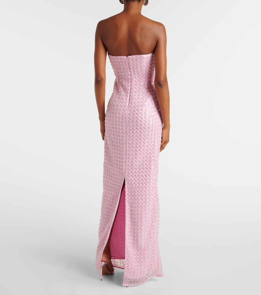 Simkhai Reign embellished strapless gown