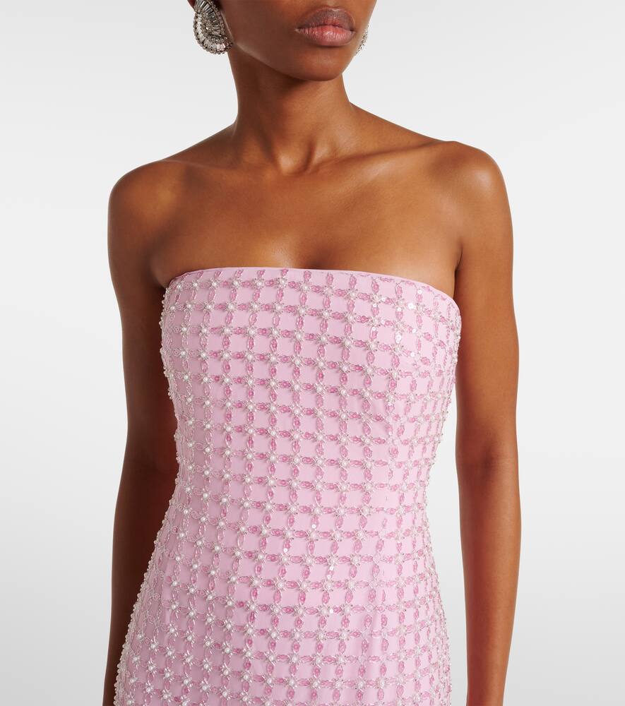 Simkhai Reign embellished strapless gown