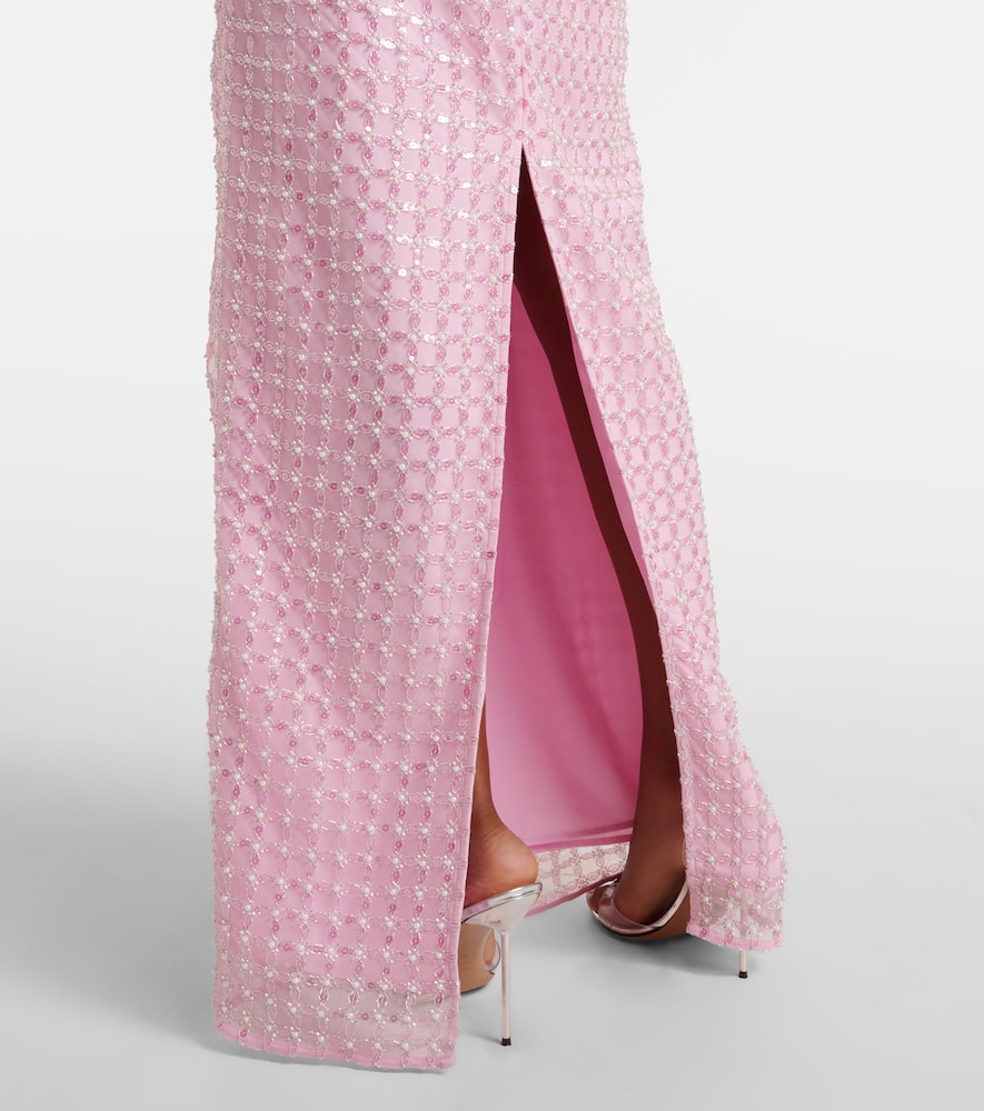 Simkhai Reign embellished strapless gown