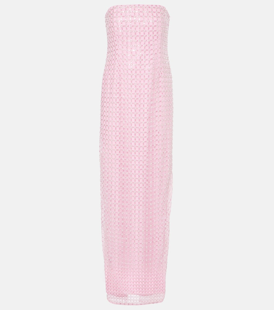 Simkhai Reign embellished strapless gown
