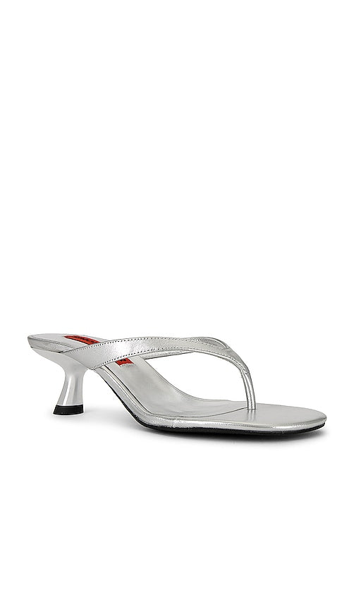 Simon Miller Beep Sandal in Metallic Silver