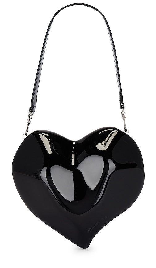 Simon Miller Molded Heart Bag in Black - Simon Miller - Sac cœur moulé en noir - Simon Miller 黑色模压心形包 - Simon Miller geformte Herztasche in Schwarz - Simon Miller 몰드 하트 백블랙 컬러 - Borsa a cuore modellata Simon Miller in nero