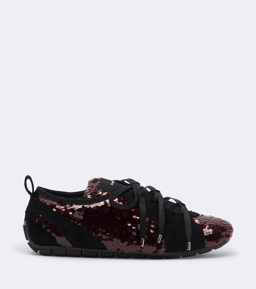 Simone Rocha Ballerina Grip sequined sneakers
