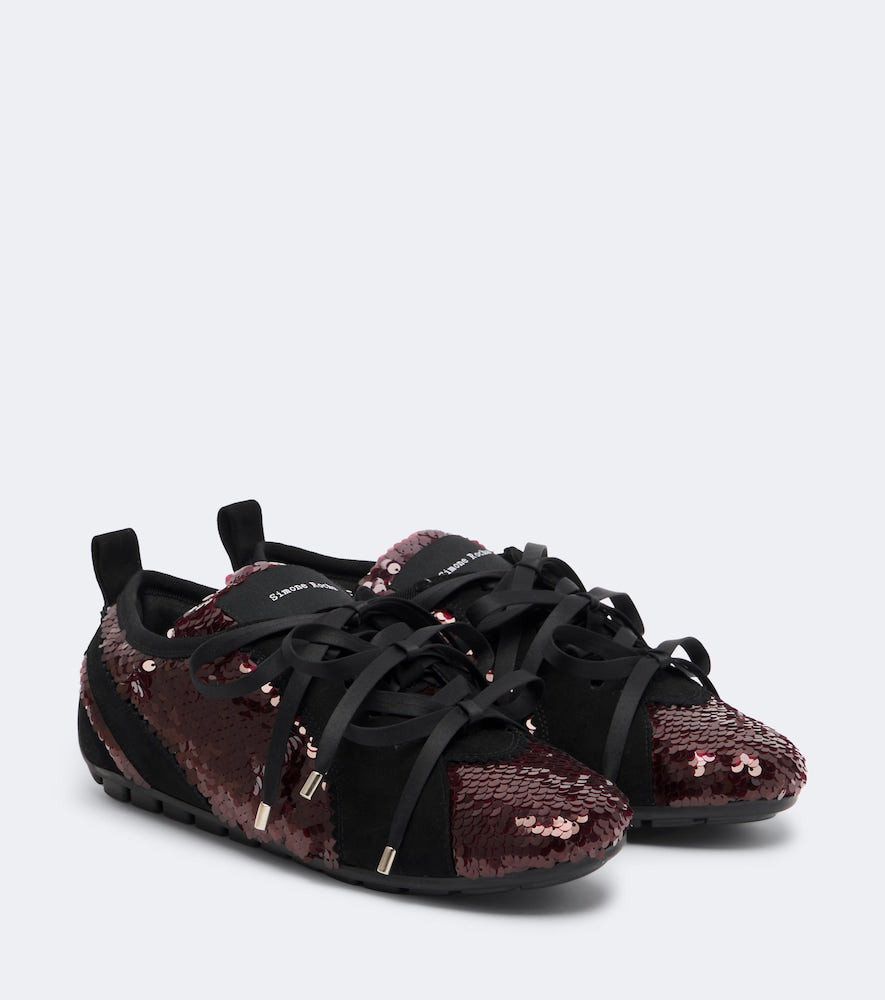 Simone Rocha Ballerina Grip sequined sneakers