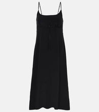 Simone Rocha Bow-detail cr√É¬™pe de chine slip dress