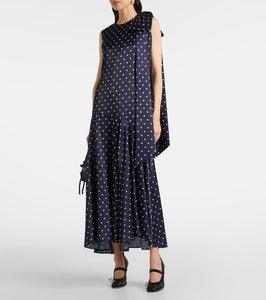 Simone Rocha Bow-detail polka-dot maxi dress