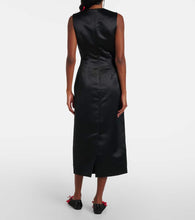 Simone Rocha Bow-detail satin midi dress