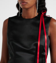 Simone Rocha Bow-detail satin midi dress