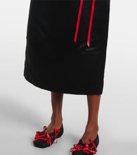 Simone Rocha Bow-detail satin midi dress