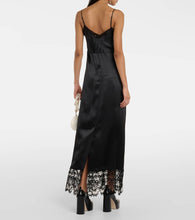 Simone Rocha Bow-detail silk satin midi dress