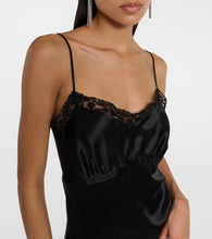 Simone Rocha Bow-detail silk satin midi dress