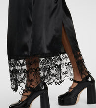 Simone Rocha Bow-detail silk satin midi dress