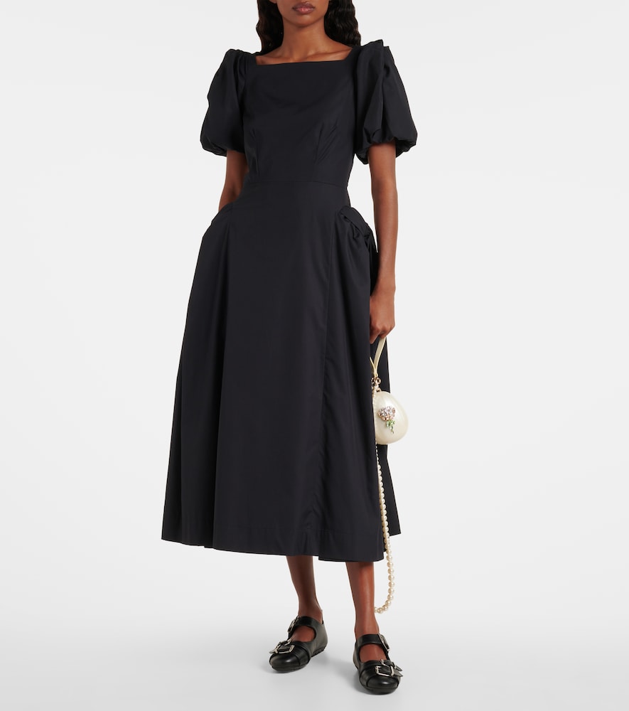 Simone Rocha Buckle Ballerina leather ballet flats