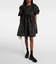 Simone Rocha Crystal Buckle Tracker leather-trimmed shoes