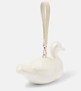 Simone Rocha Duck faux pearl clutch