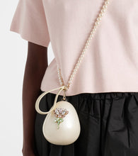 Simone Rocha Egg Micro embellished clutch