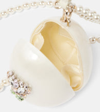 Simone Rocha Egg Micro embellished clutch